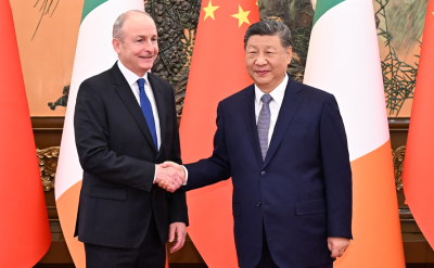 习近平会见爱尔兰总理马丁