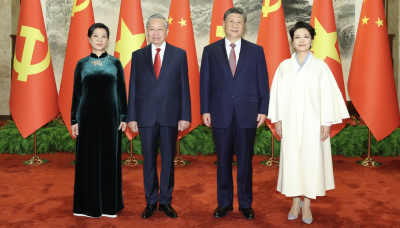 习近平同越共中央总书记、国家主席苏林举行会谈