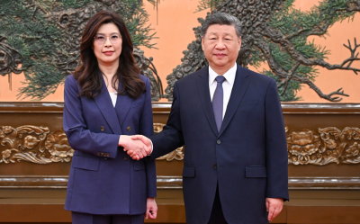 习近平总书记会见中国国民党主席郑丽文