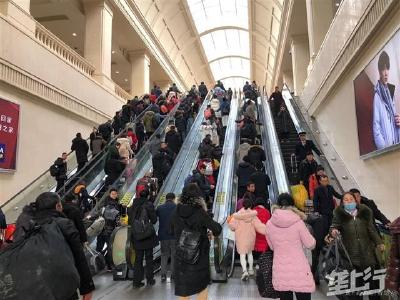 节后返程开启！正月初四武铁发送旅客65万人次