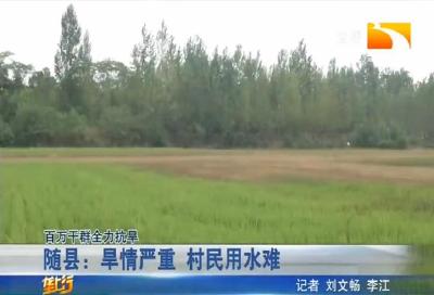 随县：旱情严重 村民用水难
