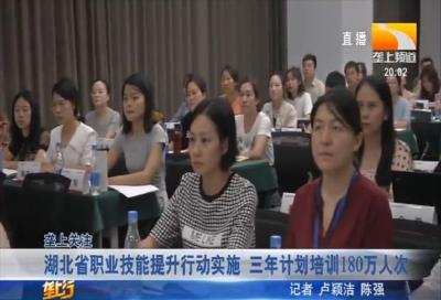 湖北省职业技能提升行动实施 三年计划培训180万人次