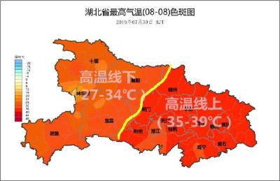 湖北连发55条预警 未来十天持续晴热少雨