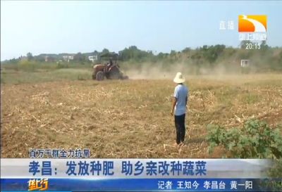 孝昌：发放种肥 助乡亲改种蔬菜