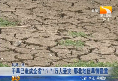 干旱已造成全省717.71万人受灾 鄂北地区旱情最重