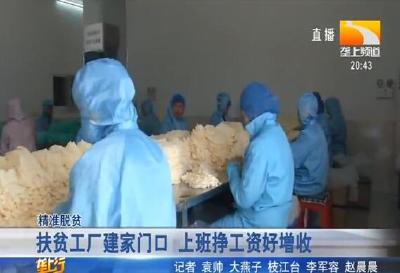扶贫工厂建家门口 上班挣工资好增收