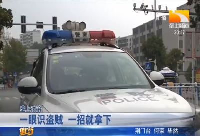 一眼识盗贼 一招就拿下