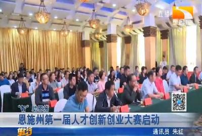 恩施州第一届人才创新创业大赛启动