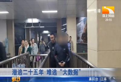 潜逃二十五年 难逃 “大数据”