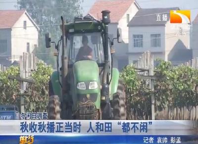 秋收秋播正当时 人和田“都不闲”