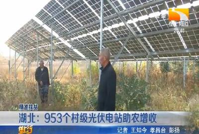 湖北：953个村级光伏电站助农增收