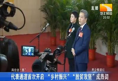 代表通道首次开启 “乡村振兴”“脱贫攻坚”成热词