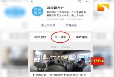 “云上求职”平台上线 乡亲在家就能找到好工作