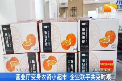 营业厅变身农资小超市 企业联手共克时艰