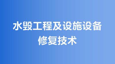 水毁工程及设施设备修复技术