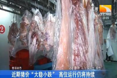 近期猪价“大稳小跌” 高位运行仍将持续