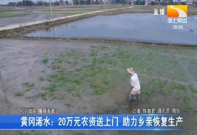黄冈浠水：20万元农资送上门 助力乡亲恢复生产