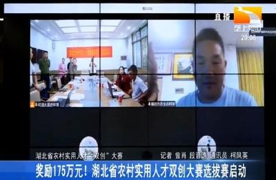 奖励175万元！湖北省农村实用人才双创大赛选拔赛启动