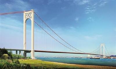 多花一亿元为中华鲟让道 宜昌伍家岗长江大桥一跨千米过江