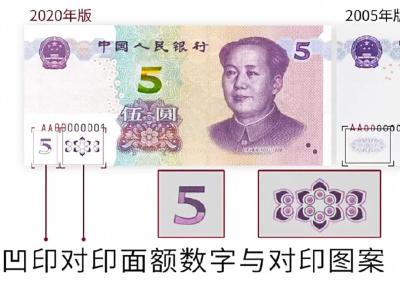 新版5元人民币明日发行 钞票纸强度显著提高