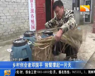 乡村创业者邓国平 独臂撑起一片天