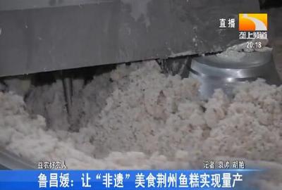 鲁昌媛：让“非遗”美食荆州鱼糕实现量产