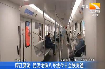 跨江穿湖 武汉地铁八号线今日全线贯通
