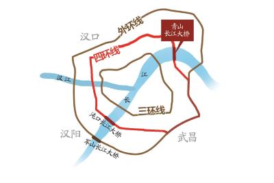 武汉四环线正式开通全线运营 148公里长的四环“画圆”