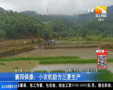 襄阳保康：小农机助力三夏生产