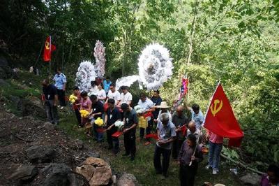 寻找多年，终于找到7位烈士殉难地