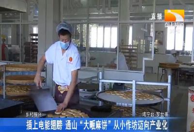 插上电能翅膀 通山“大畈麻饼”从小作坊迈向产业化