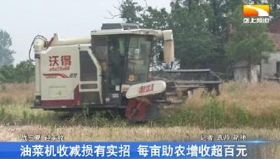 油菜机收减损有实招 每亩助农增收超百元