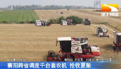 襄阳跨省调度千台套农机 抢收夏粮