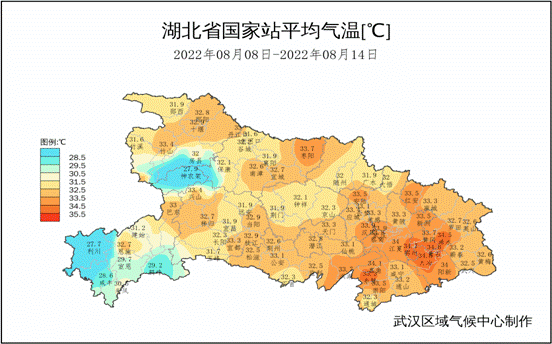 本周西部和北部有弱降水，需继续做好抗高温干旱工作