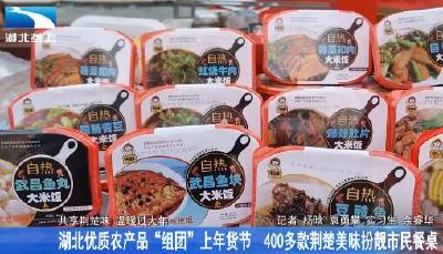 湖北优质农产品“组团”上年货节 400多款荆楚美味扮靓市民餐桌