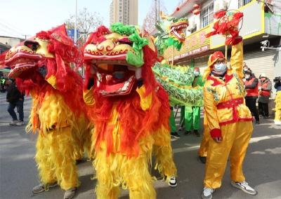 谷城：舞龙舞狮迎新春 文化惠民年味浓