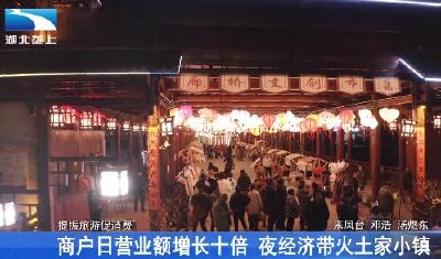 商户日营业额增长十倍 夜经济带火土家小镇