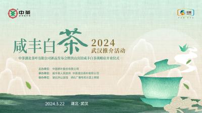 直播 | 咸丰白茶 共品共享  咸丰白茶2024年武汉推介活动