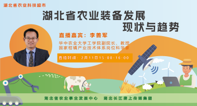回播 | 湖北省农业装备发展现状与趋势