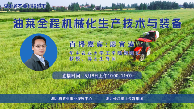 回播 | 油菜全程机械化生产技术与装备