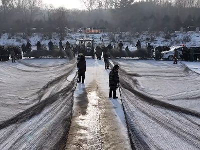 哈尔滨·宾县第四届二龙湖冬捕节开幕