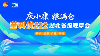 直播 | 庆小康 粮满仓！荃科优822湖北省级观摩会