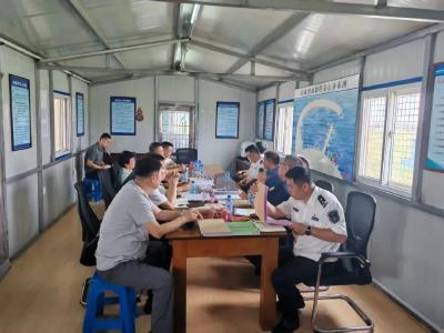 农业农村部渔业渔政管理局海洋伏季休渔交叉执法第一工作组在辽宁开展执法检查