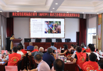 松滋市举办兽医流行病学调查实践案例培训