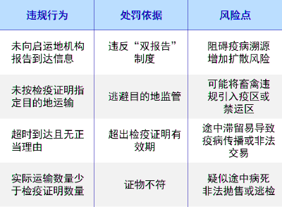 动物检疫应知应会 | 畜禽运输“落地双报告”法规详解与责任警示