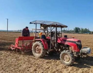 抗秋汛抢麦播：农技指导+农机作业 全力推进小麦种植