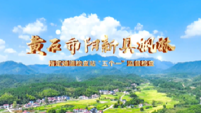 指定通道检查站“五个一”监督检查