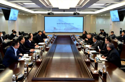 李绍烛会见鞍钢集团董事长、党委书记谭成旭