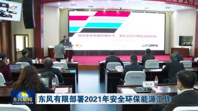 东风有限部署2021年安全环保能源工作
