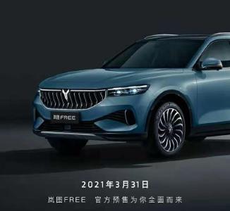 岚图FREE将于3月31日启动预售